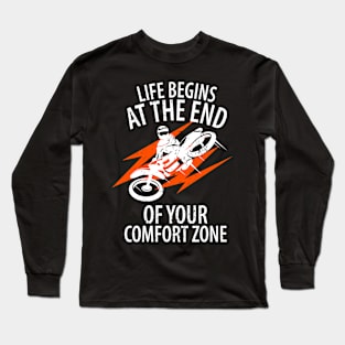 Motocross Biker Freestyle Stunt Long Sleeve T-Shirt